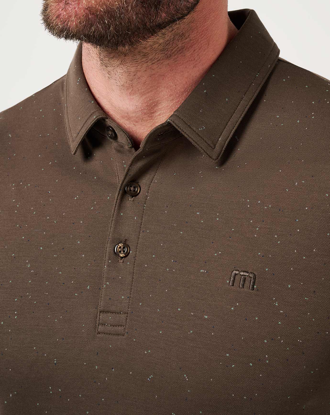 Chocolate Travis Mathew Special Trip Polo