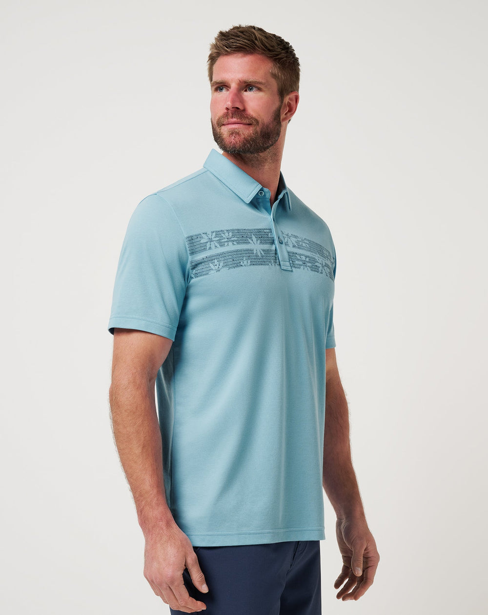 Air Blue Travis Mathew Infamy Polo