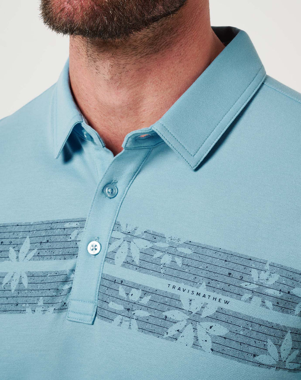 Air Blue Travis Mathew Infamy Polo