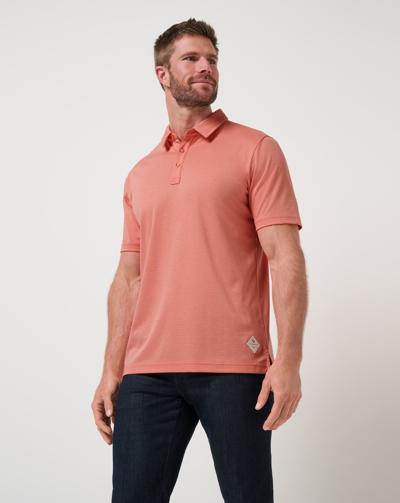 Terra Cotta Travis Mathew On Our Way Polo