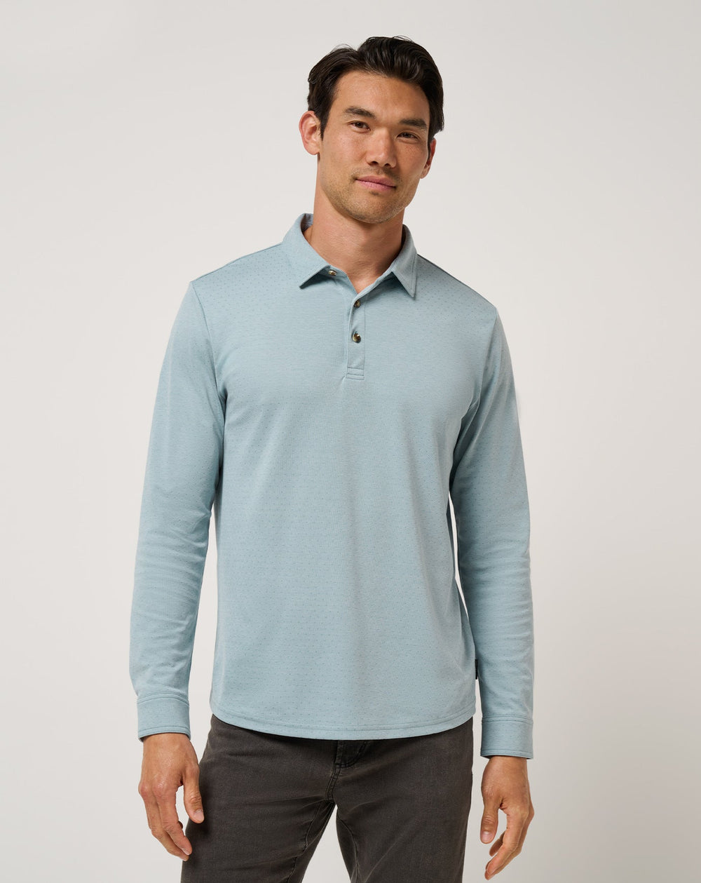 Arona Travis Mathew Handsome Town Long Sleeve Polo