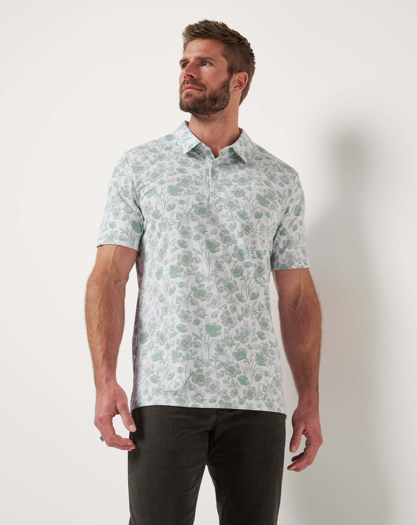 White Travis Mathew Been Abroad Polo