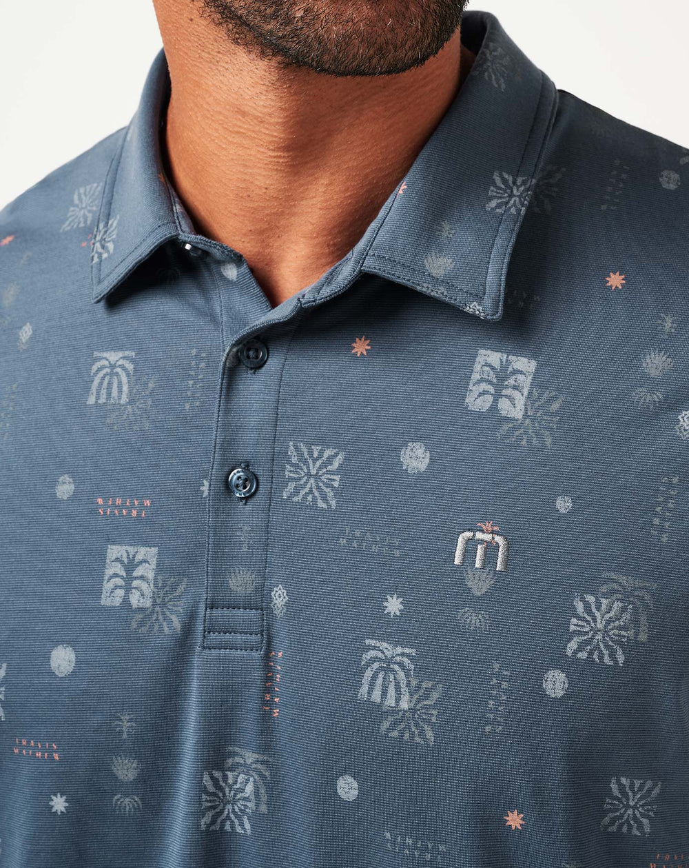 Mood Indigo/Vintage Indigo Travis Mathew Quick Trip Polo