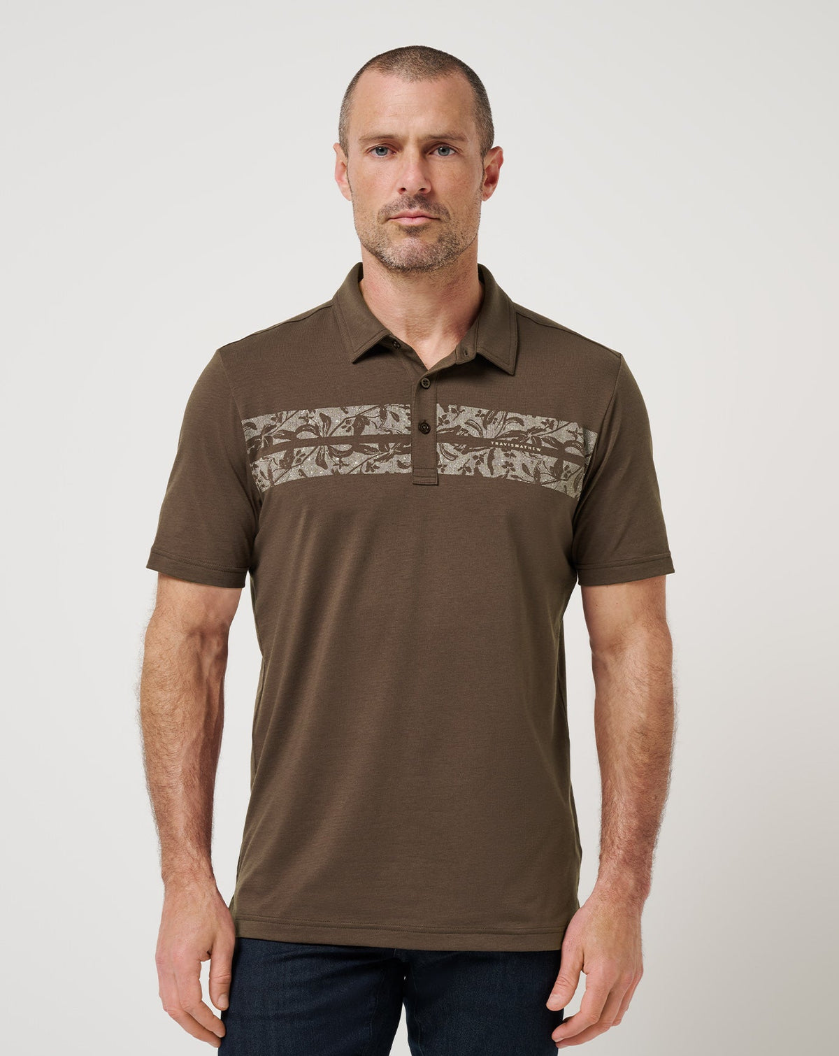 Chocolate Travis Mathew Orchard Walk Polo