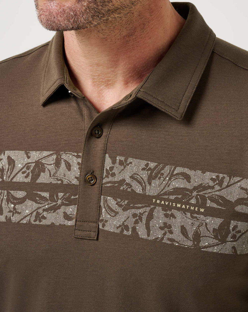Chocolate Travis Mathew Orchard Walk Polo