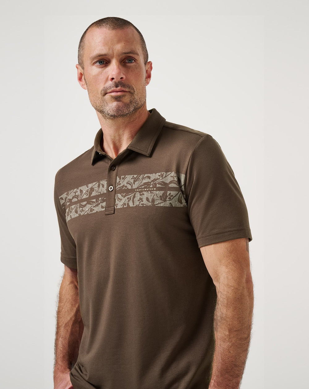 Chocolate Travis Mathew Orchard Walk Polo