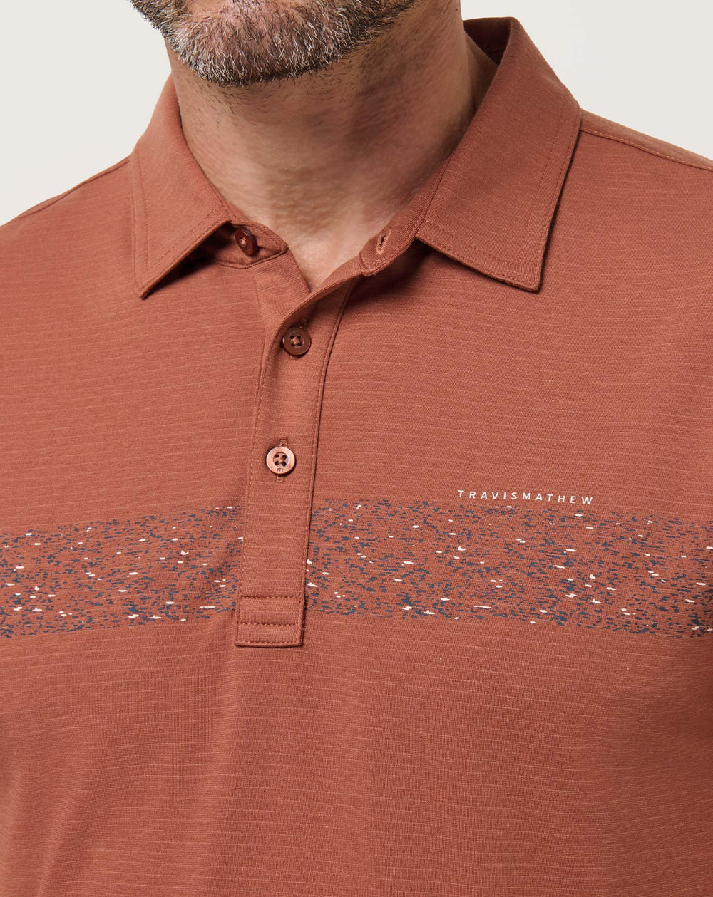 Maple Travis Mathew The Heater Chest Stripe Polo