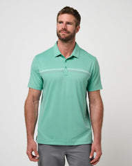 Wasabi Travis Mathew Featherweight Chest Stripe Polo