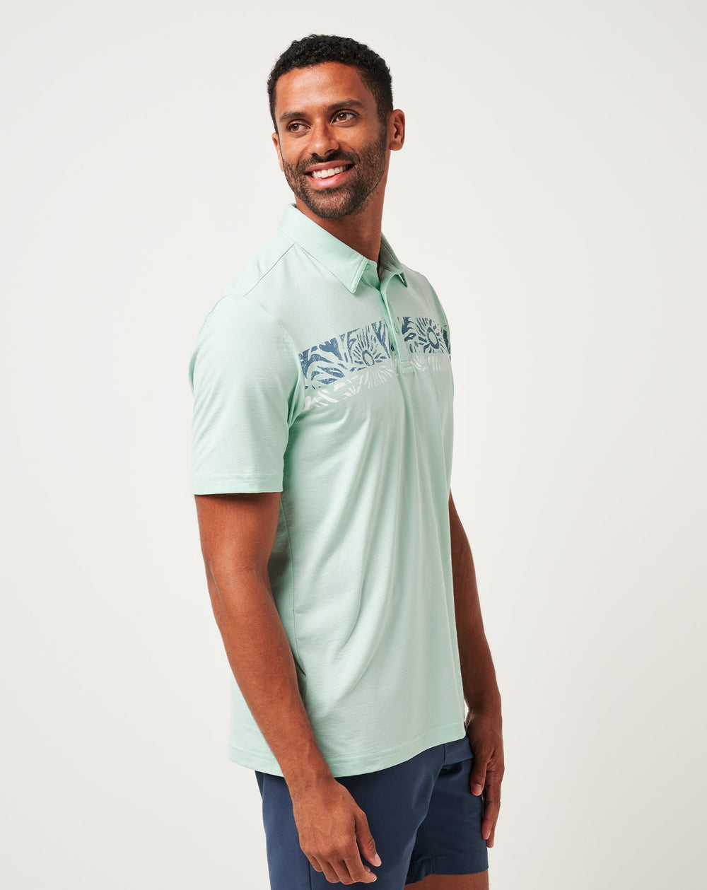 Eggshell Blue Travis Mathew Salt Rock Polo