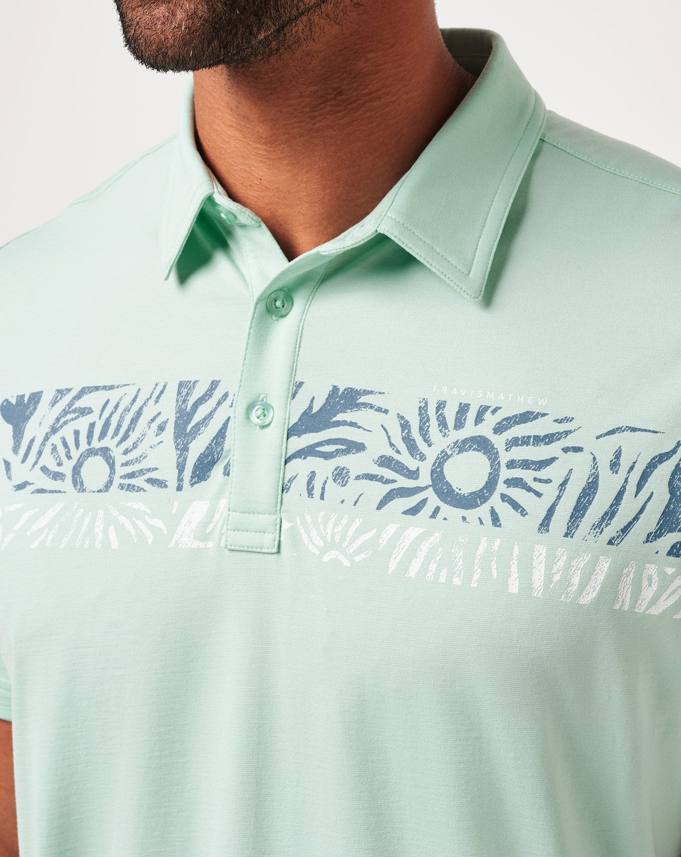 Eggshell Blue Travis Mathew Salt Rock Polo