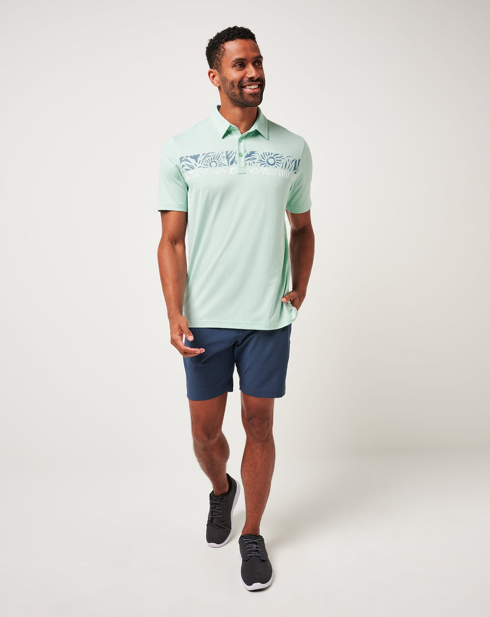 Eggshell Blue Travis Mathew Salt Rock Polo