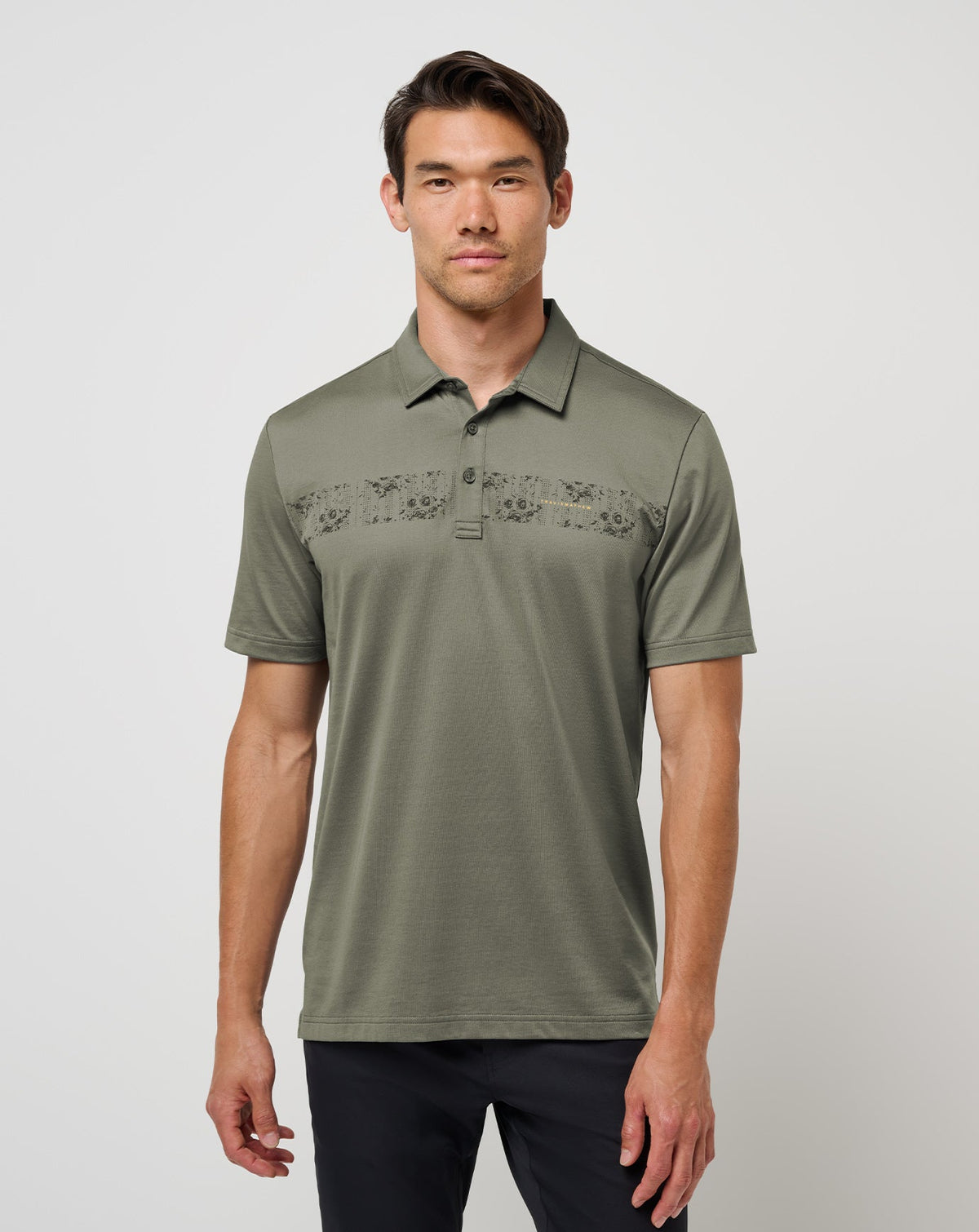 Dark Olive Travis Mathew Overnight Stay Polo