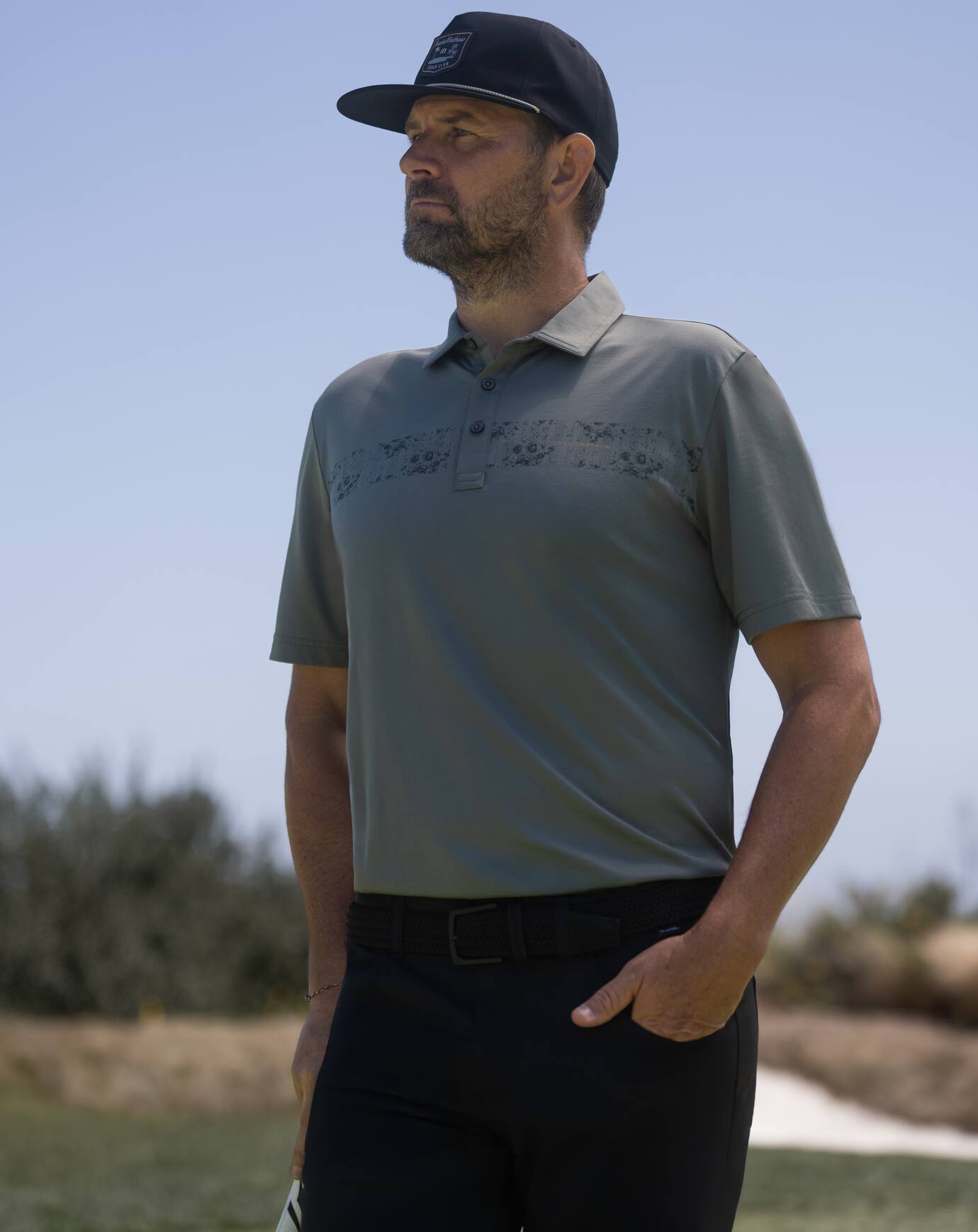Dark Olive Travis Mathew Overnight Stay Polo