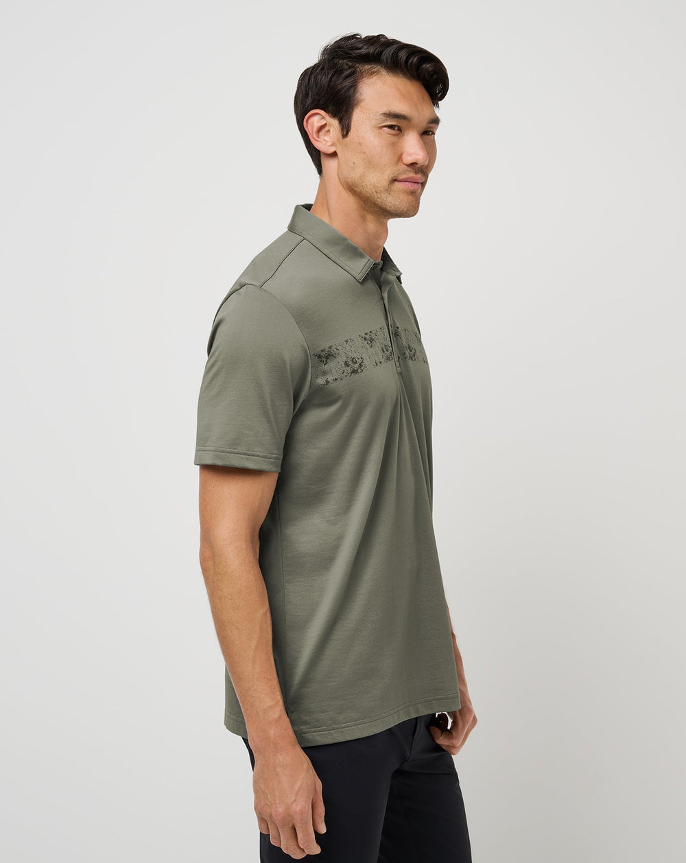 Dark Olive Travis Mathew Overnight Stay Polo