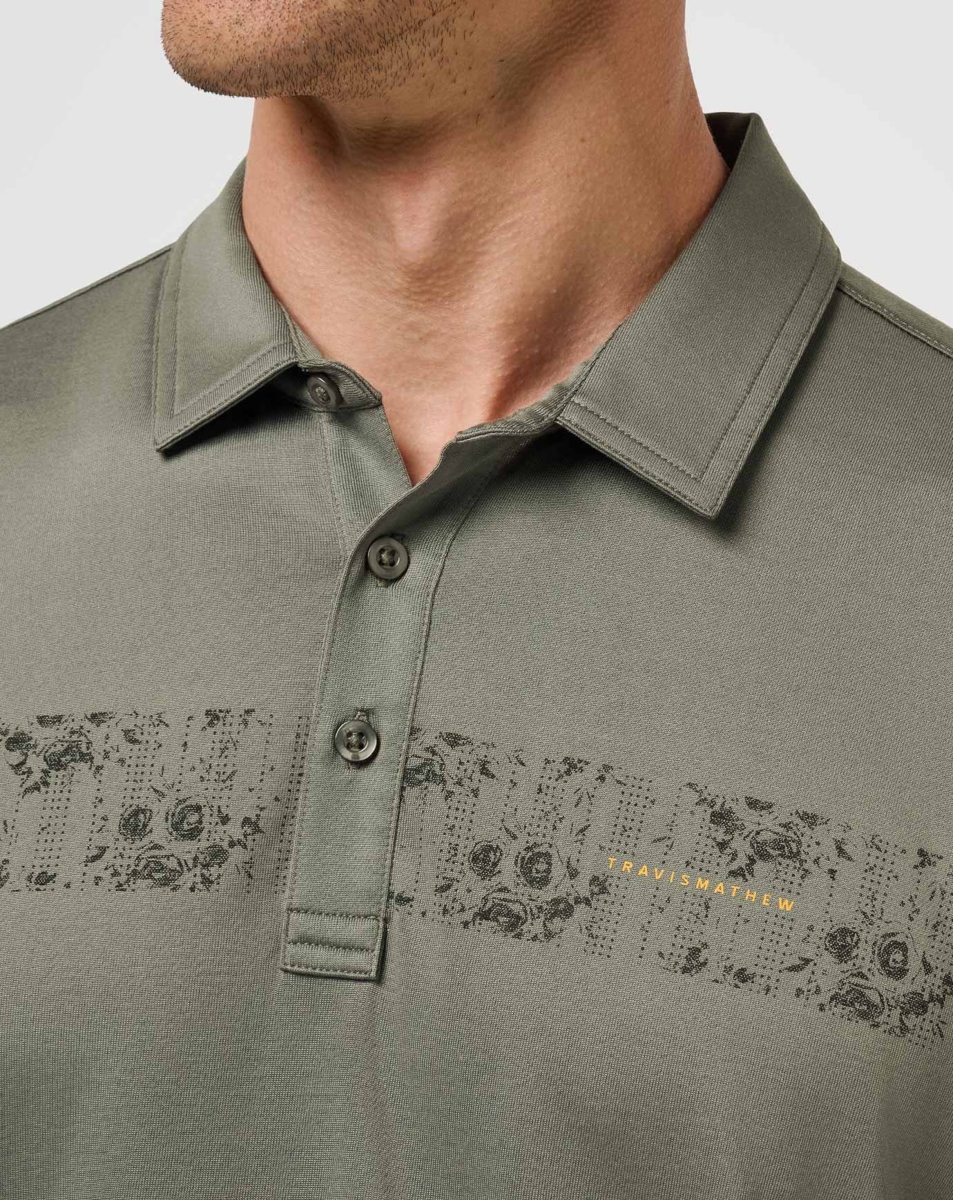 Dark Olive Travis Mathew Overnight Stay Polo