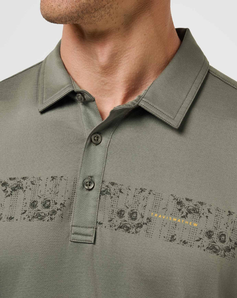 Dark Olive Travis Mathew Overnight Stay Polo