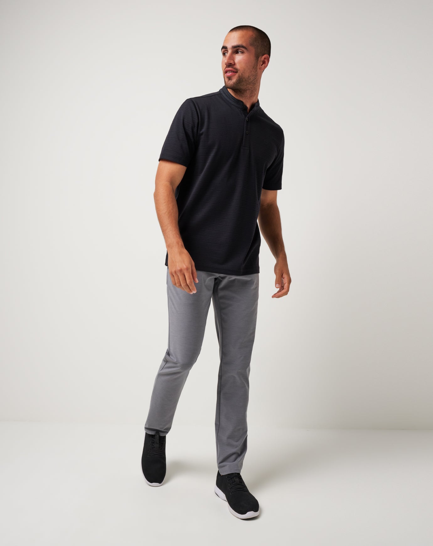 Black Travis Mathew Sunny Days Ahead Polo