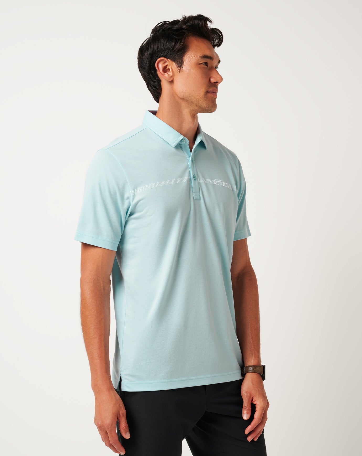 Cory Blue Travis Mathew Lake Breeze Polo