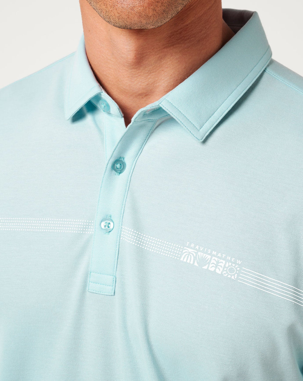 Cory Blue Travis Mathew Lake Breeze Polo