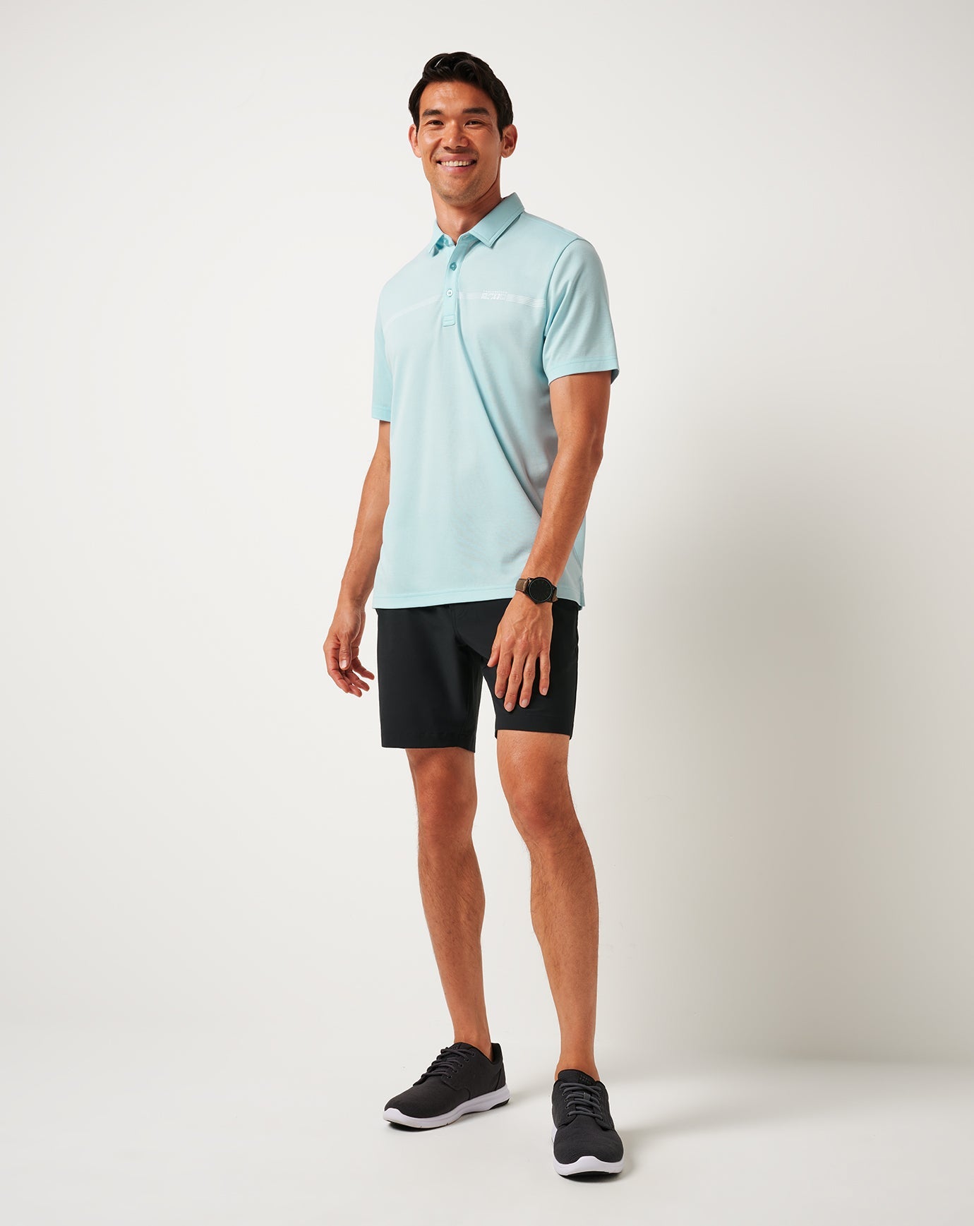 Cory Blue Travis Mathew Lake Breeze Polo