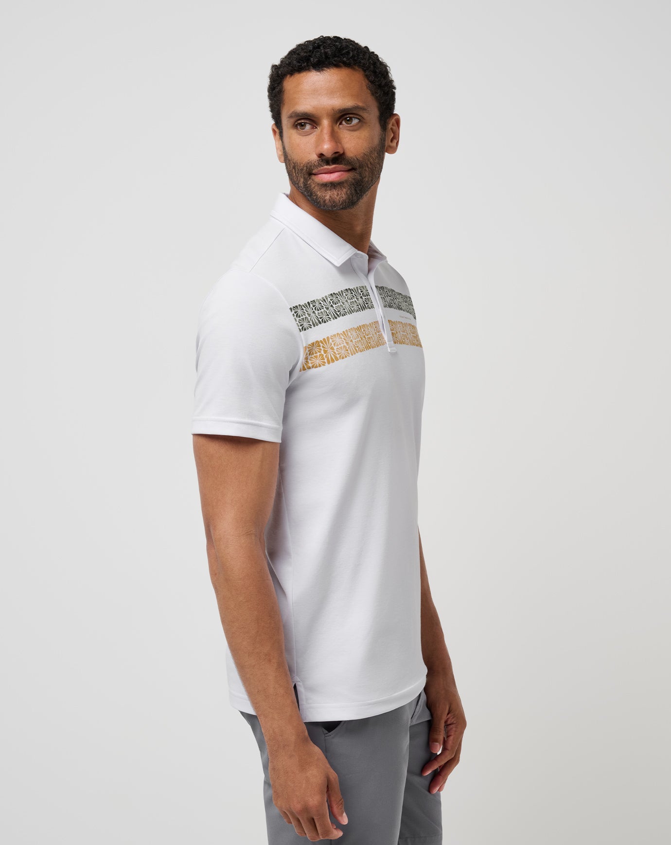 White Travis Mathew Perfect Memory Polo