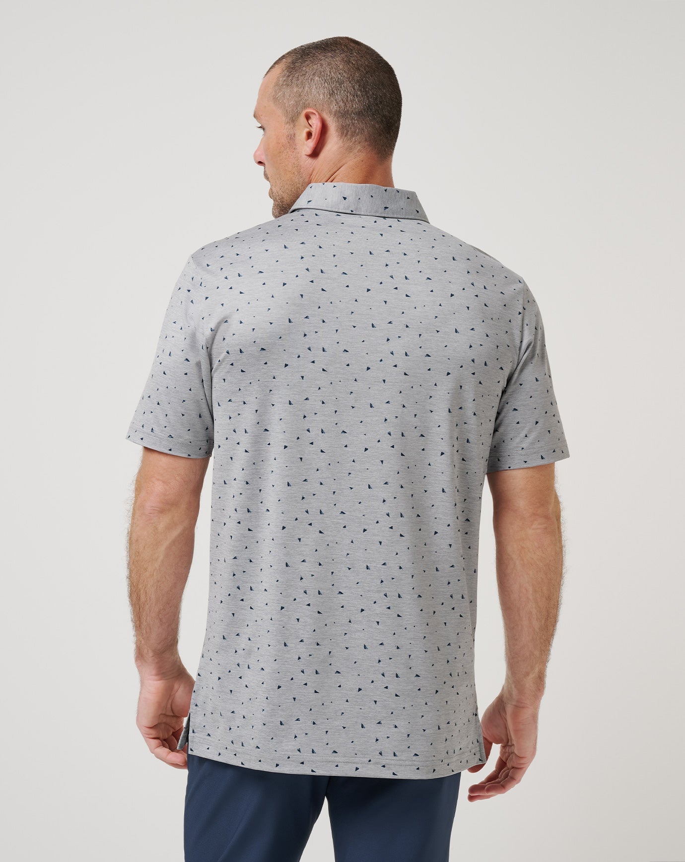 Heather Medium Grey Travis Mathew Coffee House Polo