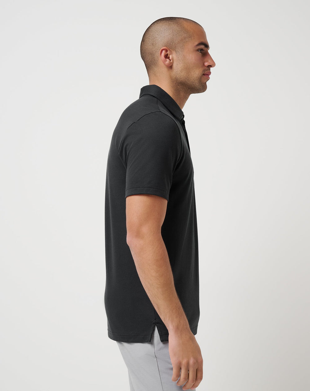 Black Travis Mathew Featherweight Polo