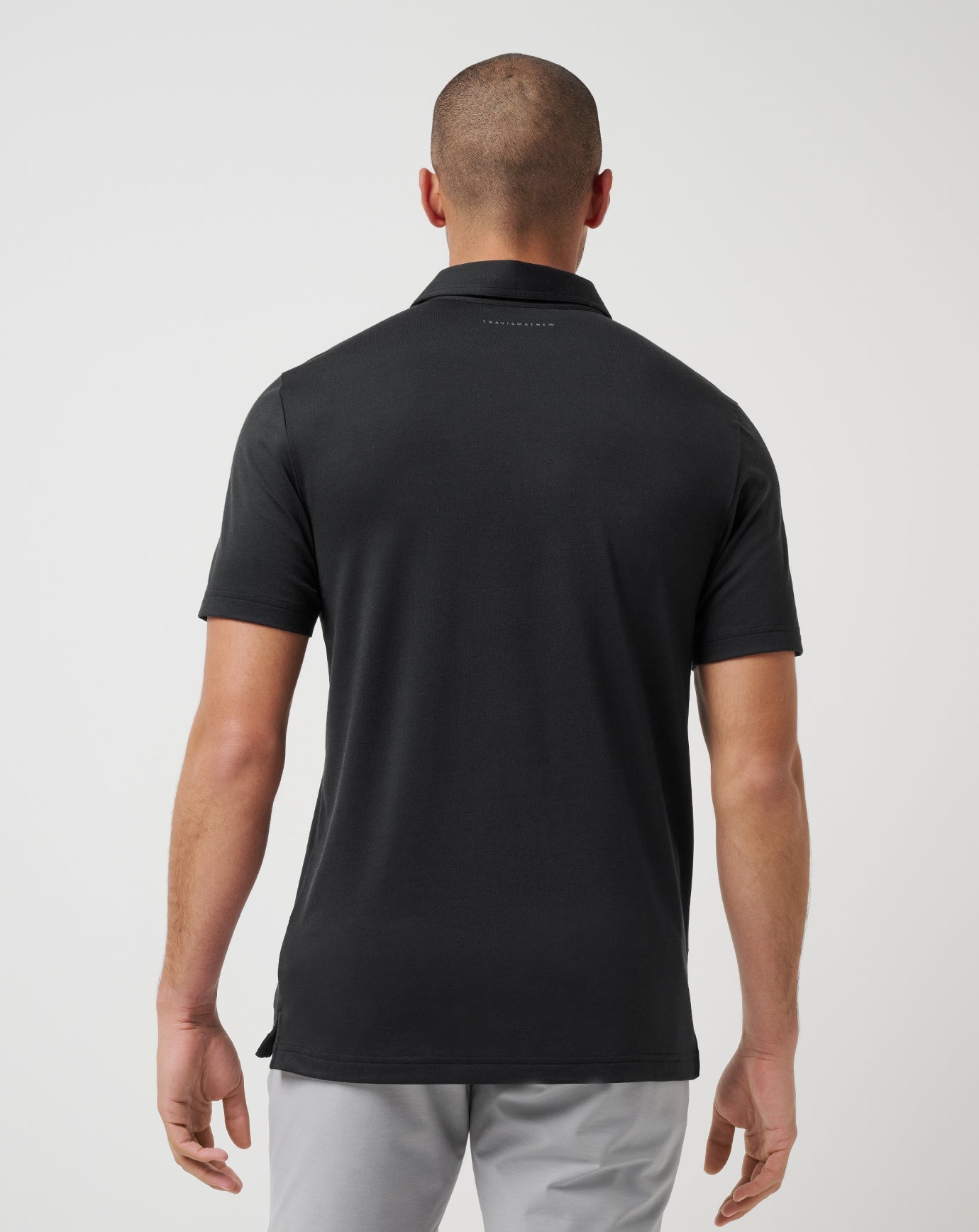 Black Travis Mathew Featherweight Polo