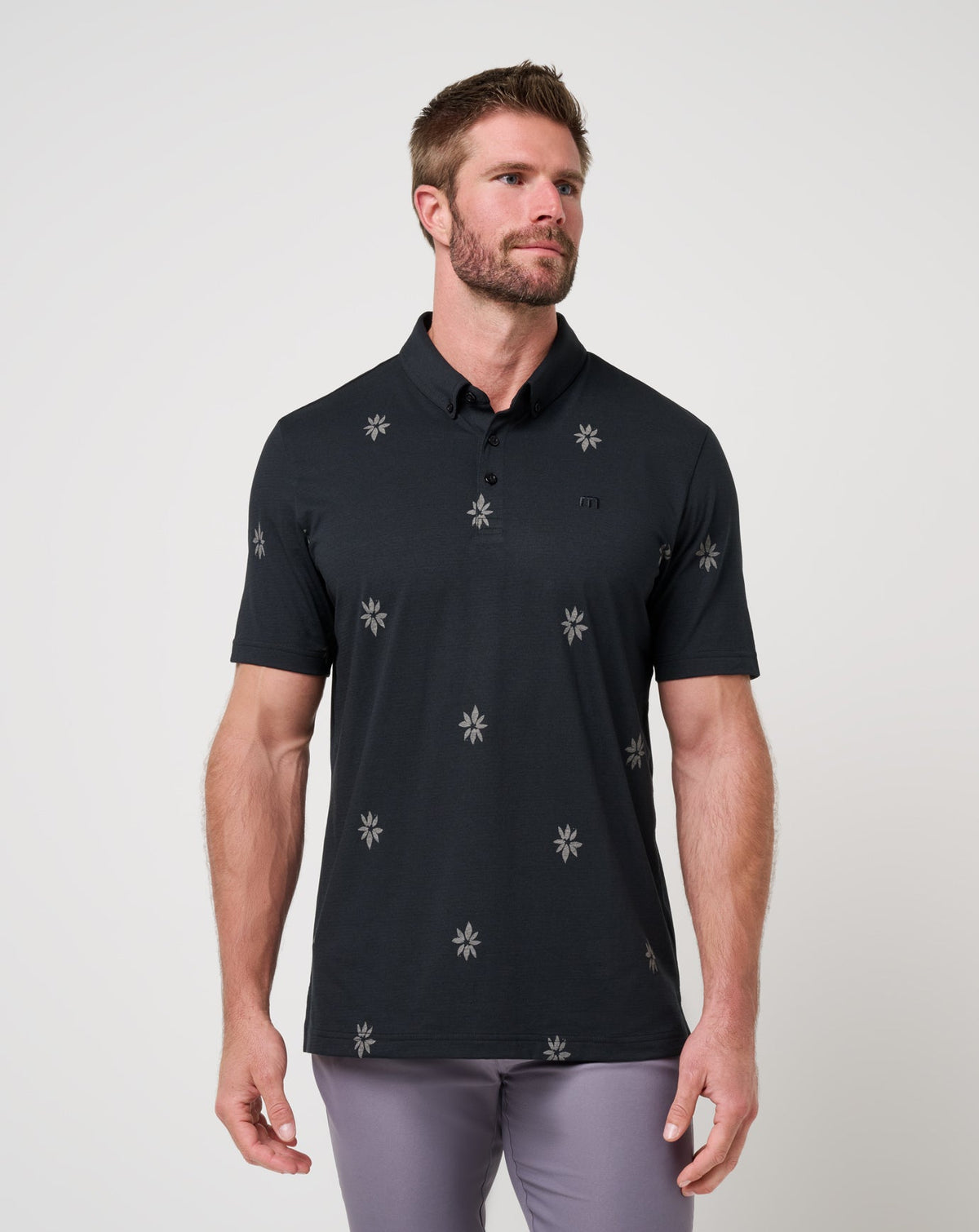 Black Travis Mathew Rome Around Polo