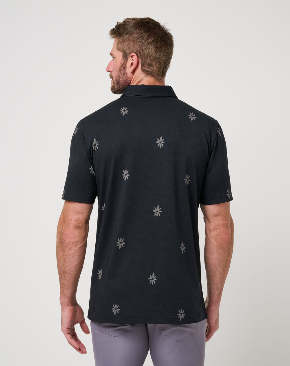 Black Travis Mathew Rome Around Polo