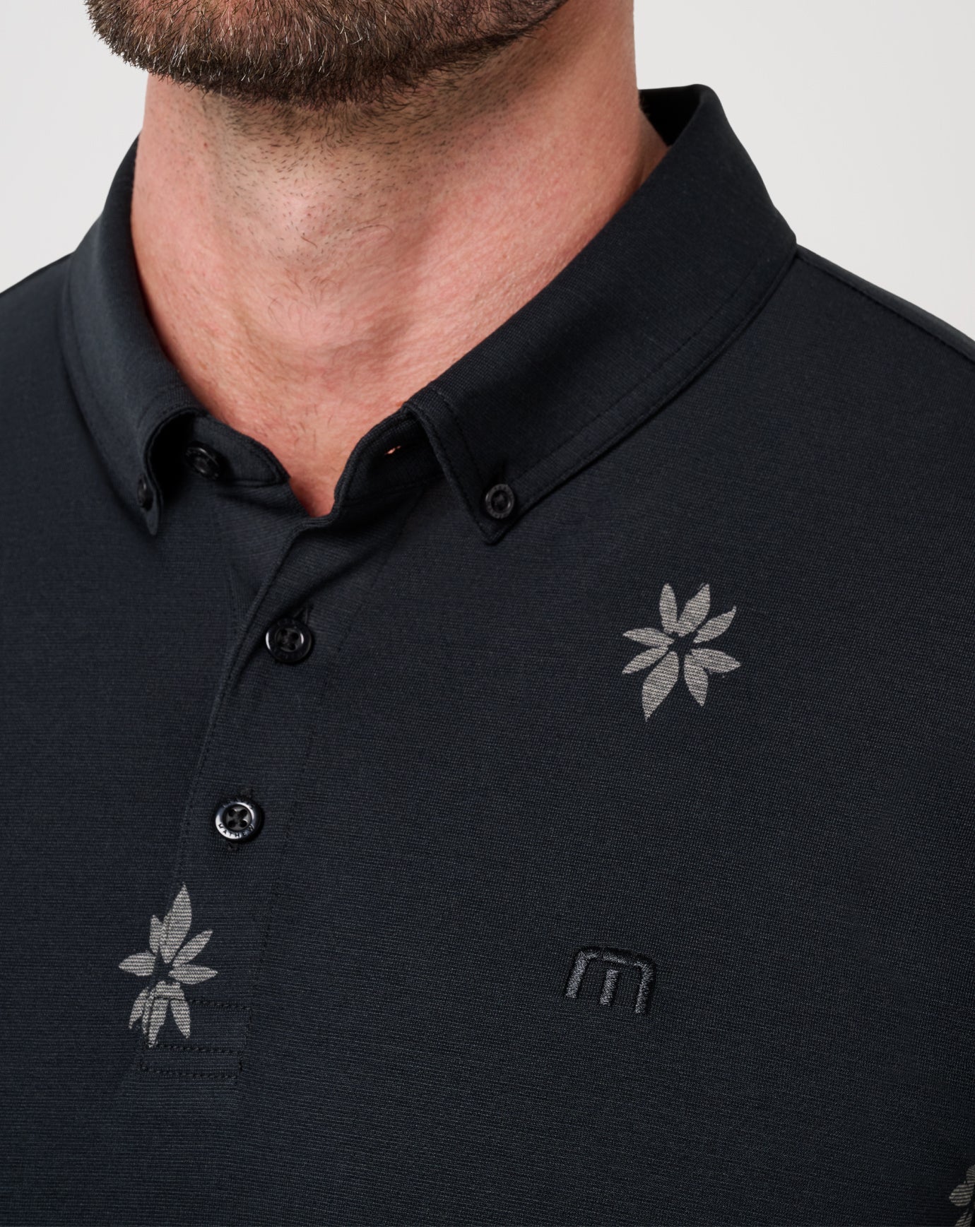 Black Travis Mathew Rome Around Polo
