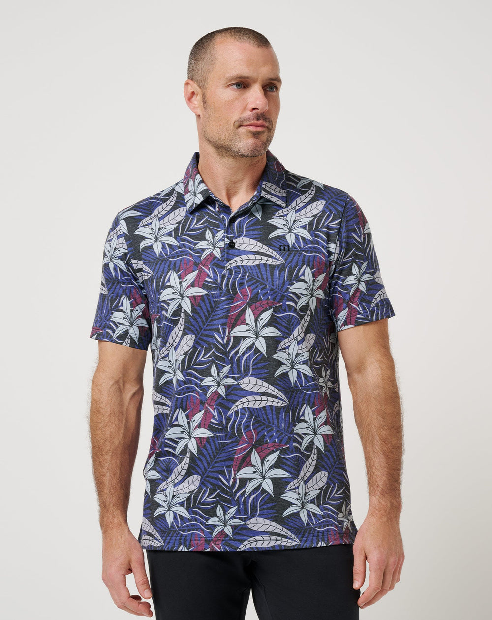 Black Travis Mathew Featherweight Open Bay Polo