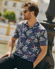 Black Travis Mathew Featherweight Open Bay Polo
