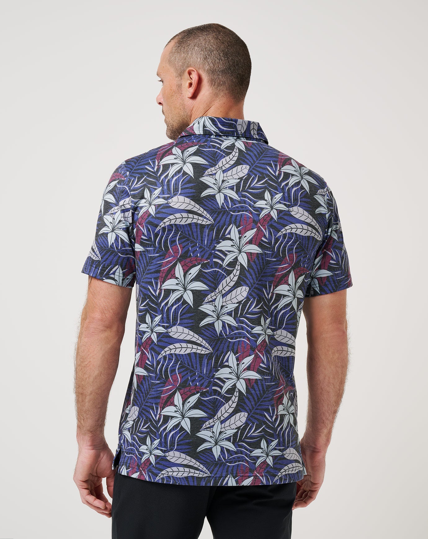 Black Travis Mathew Featherweight Open Bay Polo
