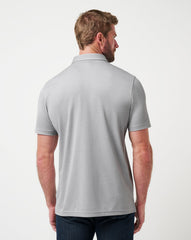 Heather Light Grey Travis Mathew Handsome Town 3.0 Polo