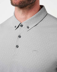 Heather Light Grey Travis Mathew Handsome Town 3.0 Polo