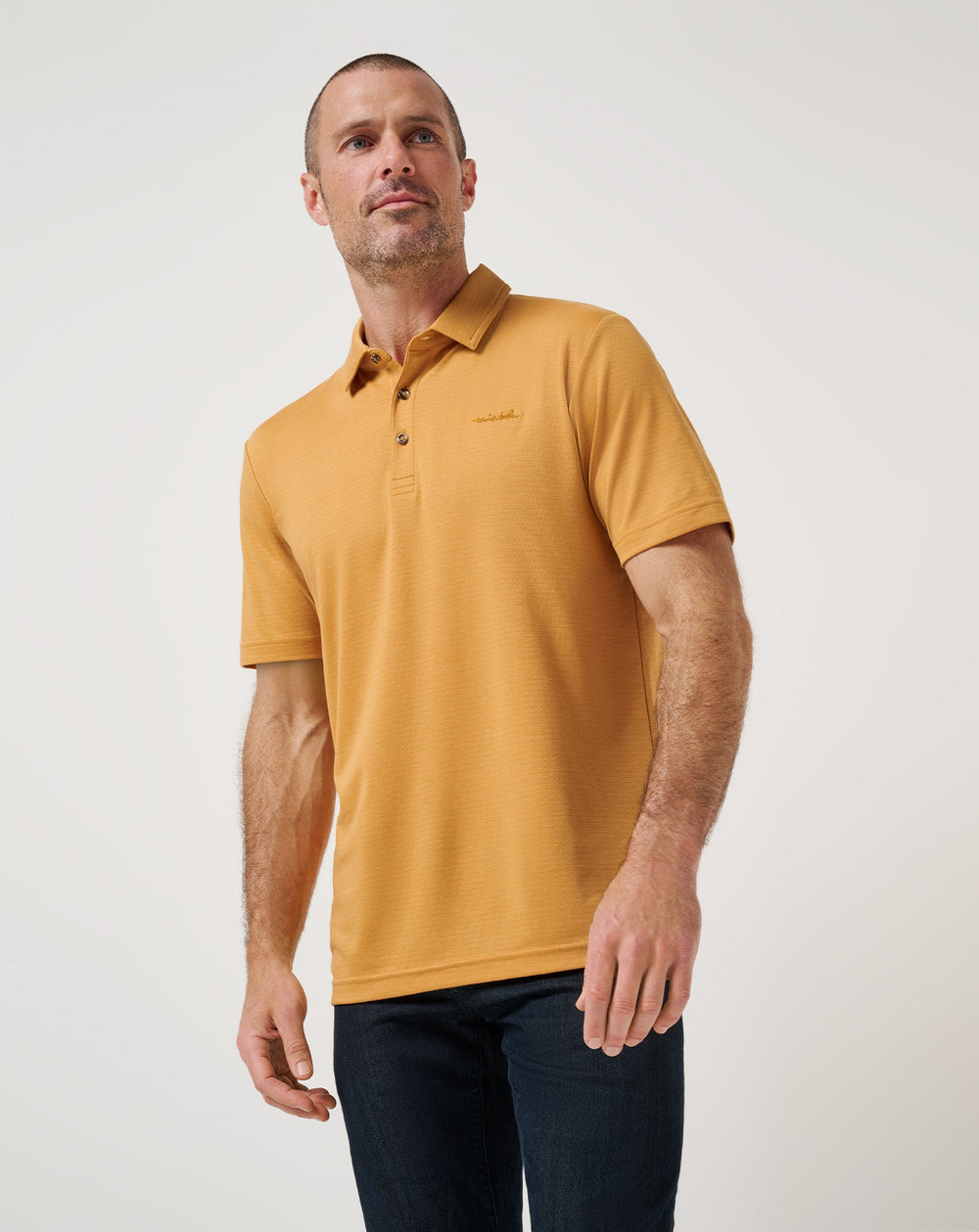 Spruce Yellow Travis Mathew The Zinna 2.0 Polo
