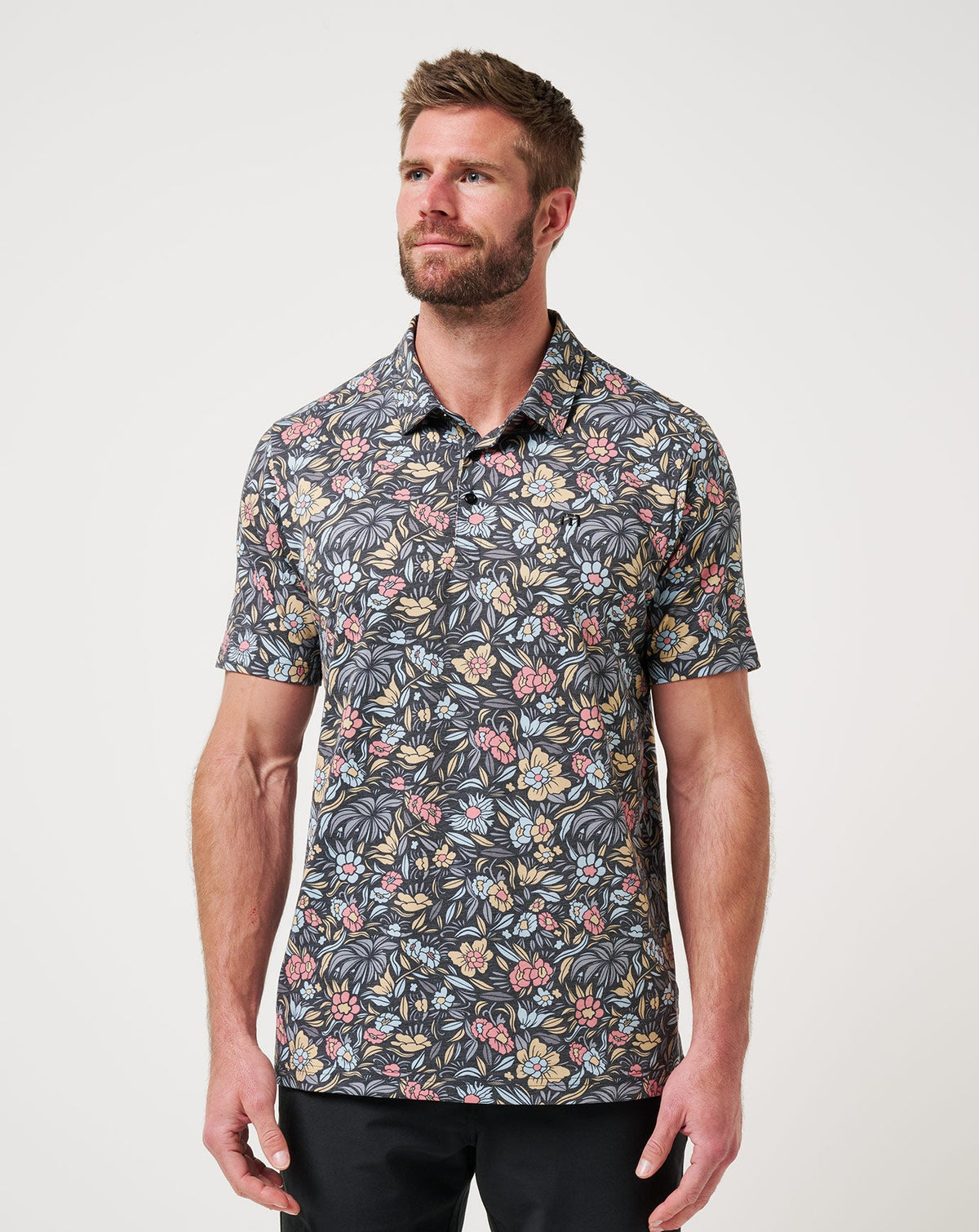 Black Travis Mathew Featherweight Day Cruise Polo