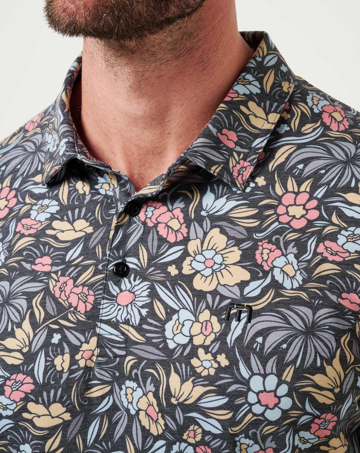 Black Travis Mathew Featherweight Day Cruise Polo