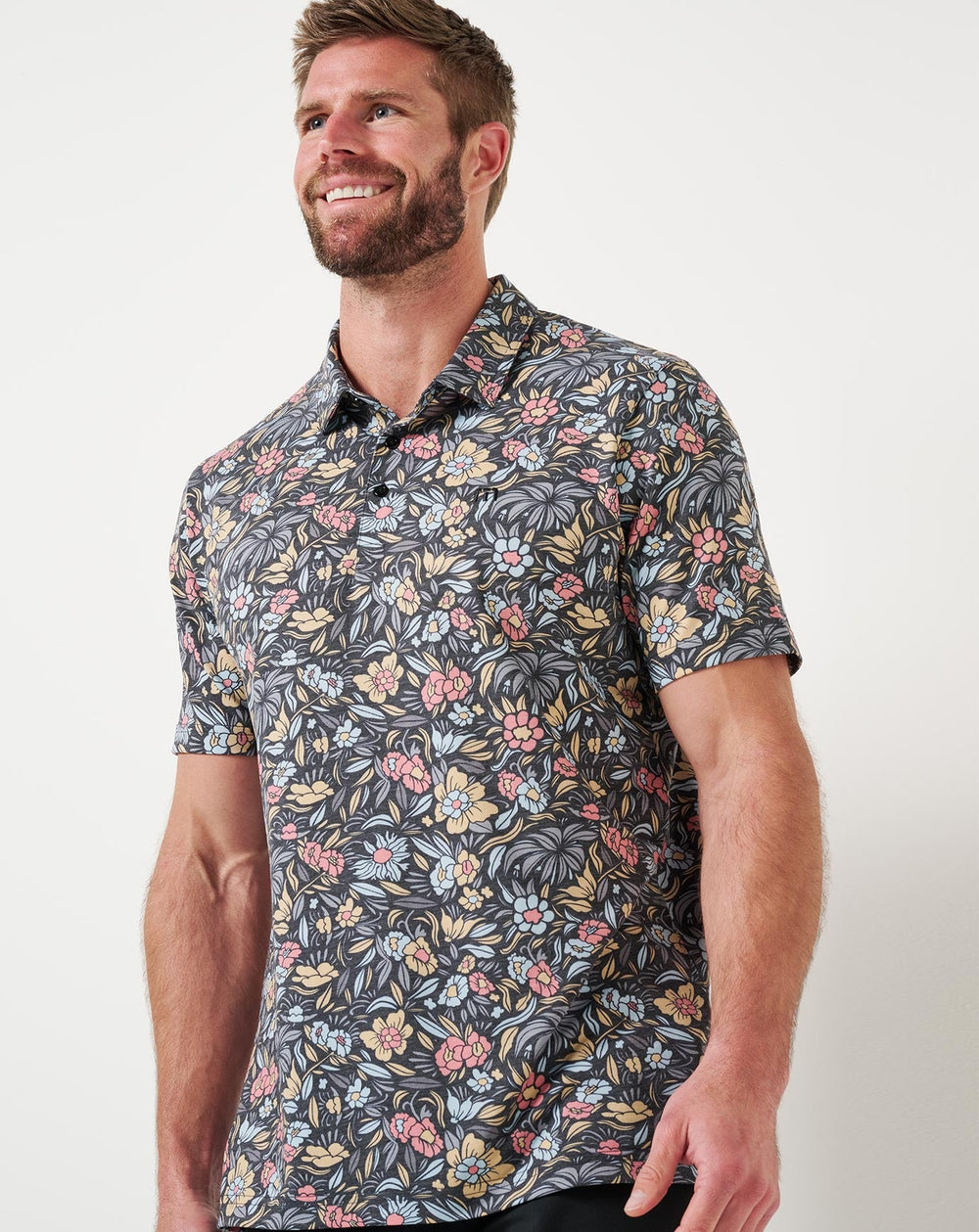 Black Travis Mathew Featherweight Day Cruise Polo