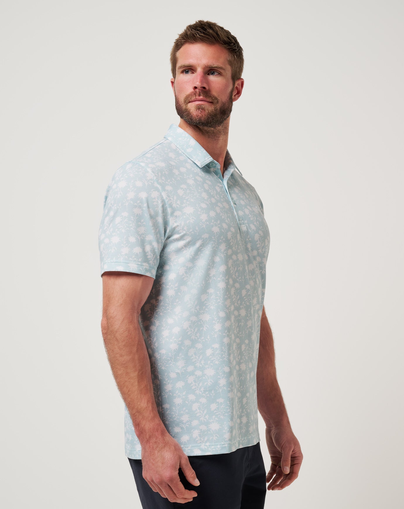 Azzurro Travis Mathew Featherweight Cove Polo