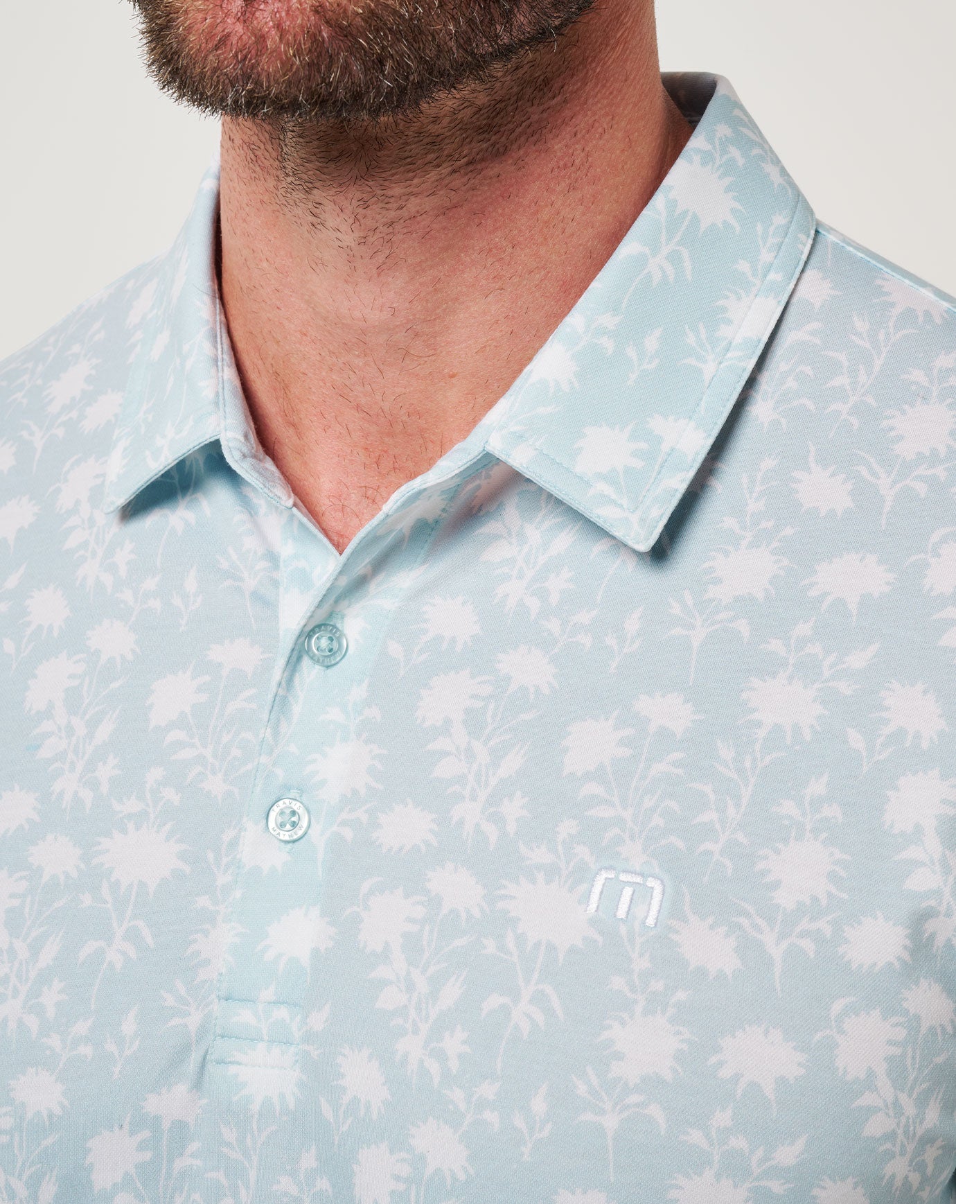 Azzurro Travis Mathew Featherweight Cove Polo