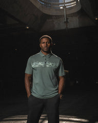 Balsam Green Travis Mathew Stealth Handoff Polo