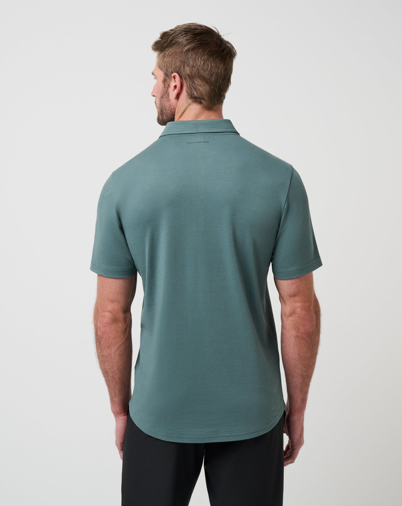 Balsam Green Travis Mathew Stealth Handoff Polo