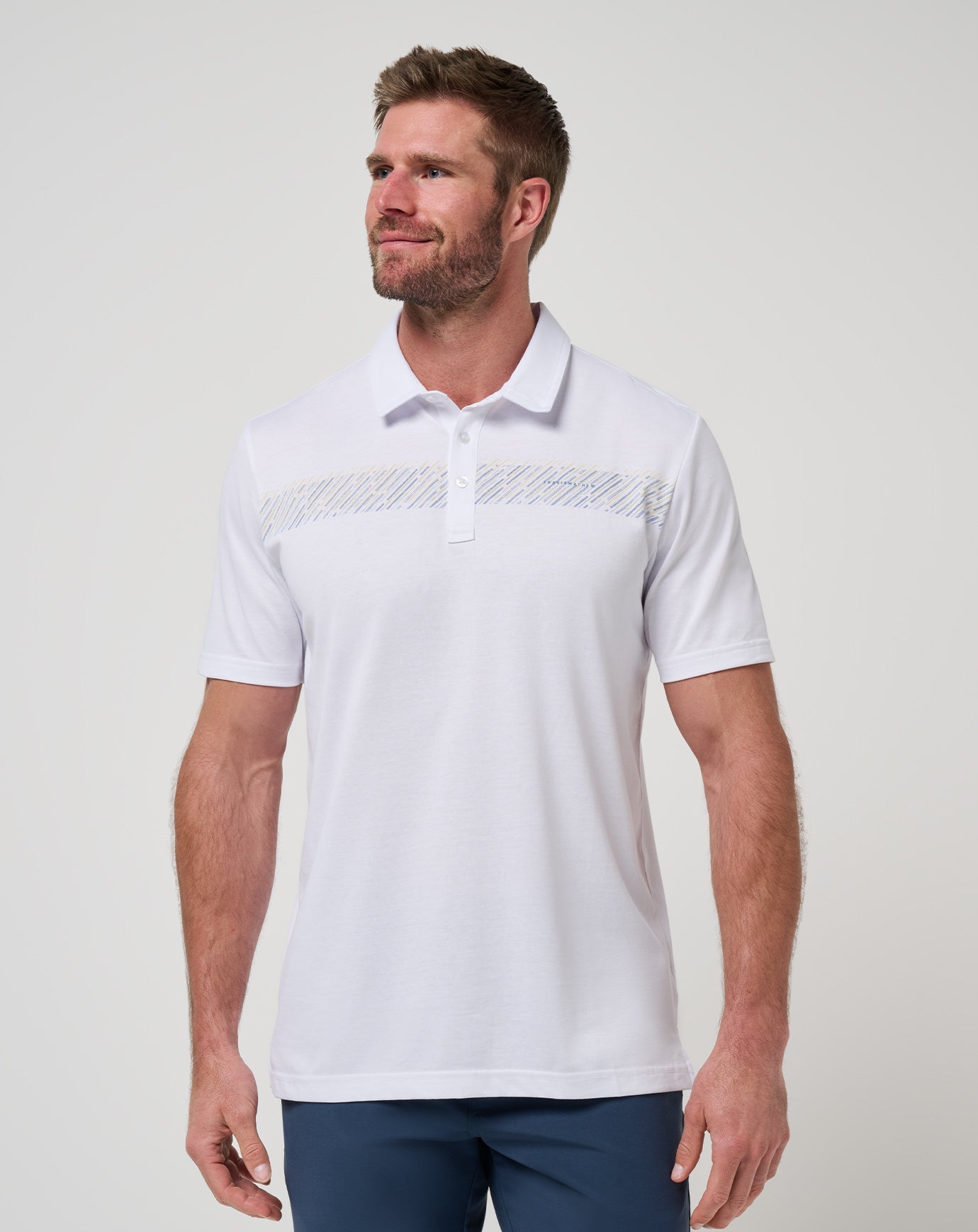 White Travis Mathew Landline Polo