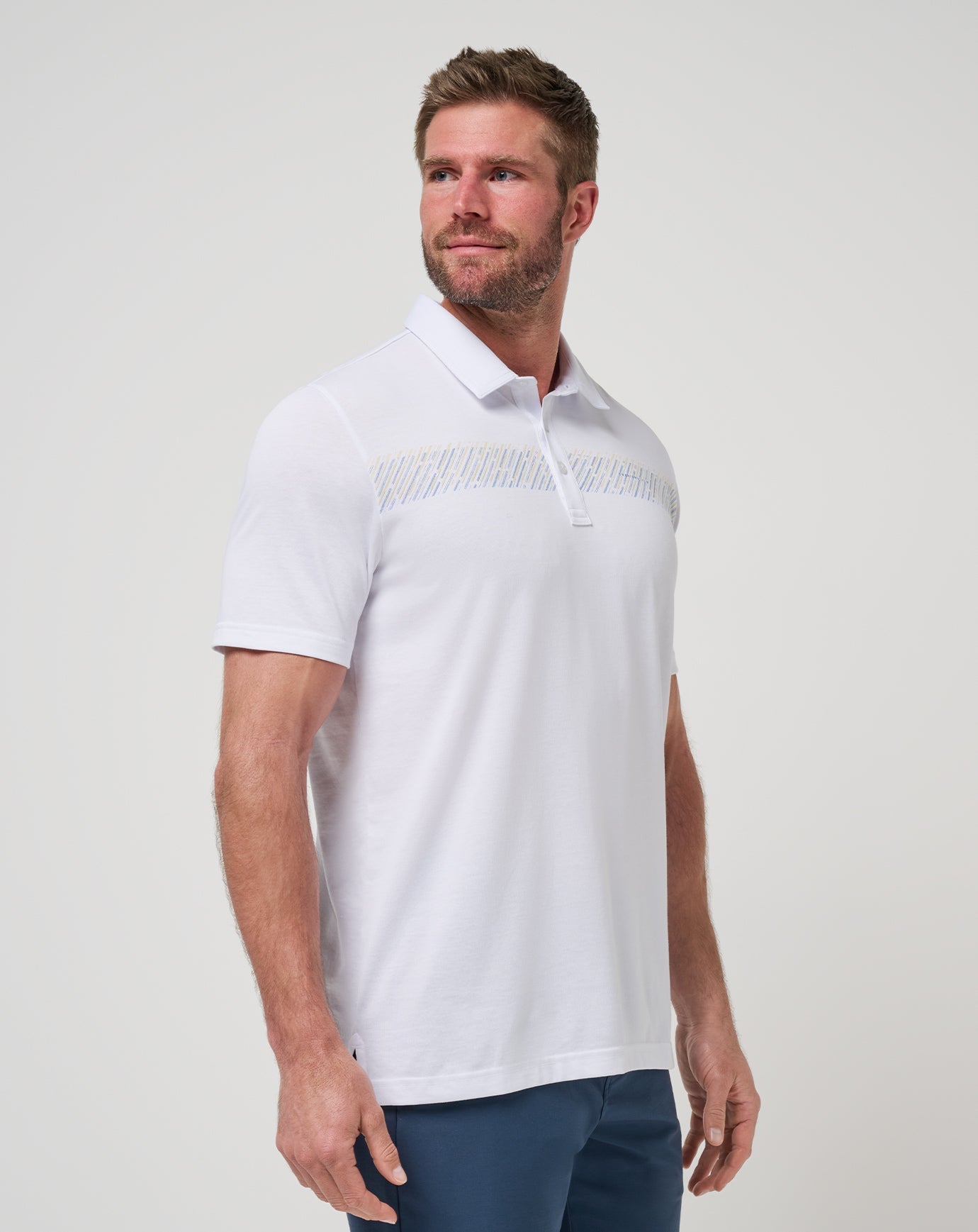 White Travis Mathew Landline Polo