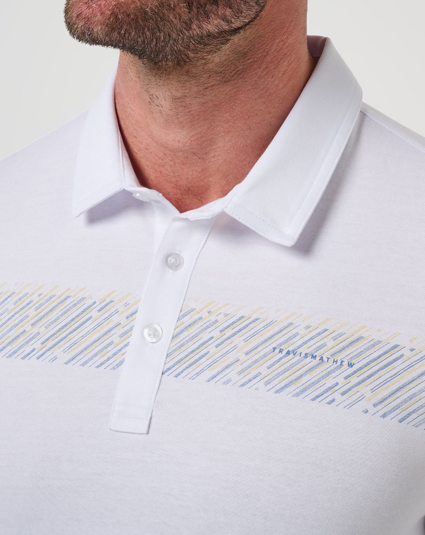 White Travis Mathew Landline Polo