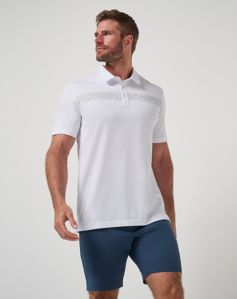 White Travis Mathew Landline Polo