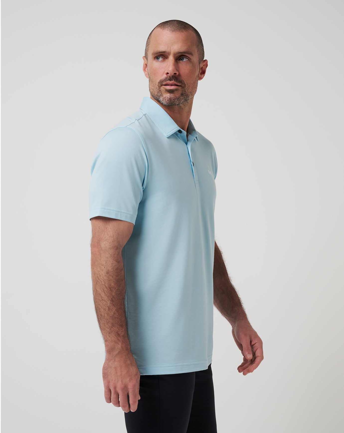 Cory Blue Travis Mathew Featherweight Polo