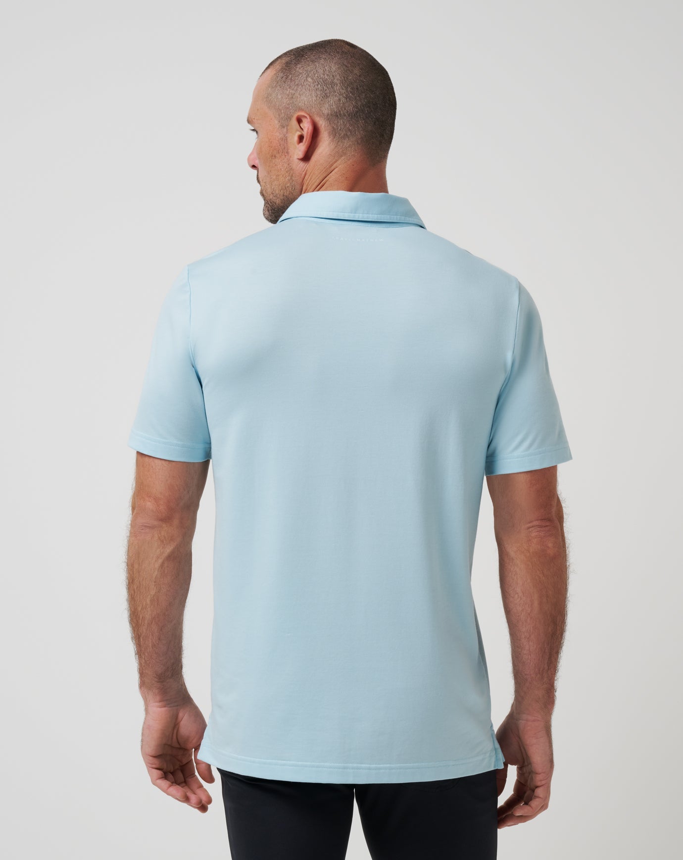 Cory Blue Travis Mathew Featherweight Polo